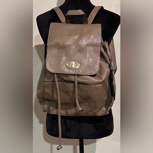 Carpisa Brown Leather Backpack